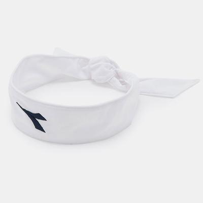 Diadora Pro Headband Sweat Bands White/Blue Corsair