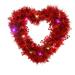 Noarlalf Spring Wreaths for Front Door Wreath Heart Shaped Wreath for Front Door Valentine S Day Heart Shaped Wreath Decorations Ornaments Love Heart Shaped Easter Wreath 33*32*1.2