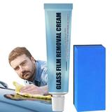 Tohuu Auto Glass Cleaner Cleaning Paste Car Oil Film Dirt Remover with Sponge Water Stain Remover for Car Windshield Glass Removes Water Spots Paint and Restore Auto Glass superb