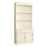 Tuscan Cabinet & Hutch with Shelves - Off White - Ballard Designs - Ballard Designs