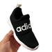 Adidas Shoes | Adidas Toddler Boys Slip On Sneakers Size 12k Black Lightweight & Comfortable | Color: Black/White | Size: 12b