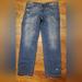 Free People Jeans | Free People Lightly Distressed Whiskered Straight Leg Blue Jeans. Size 30 | Color: Blue | Size: 30
