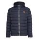 Winterjacke URBAN CLASSICS "Herren Basic Bubble Jacket" Gr. M, blau (navy white navy) Herren Jacken Übergangsjacken