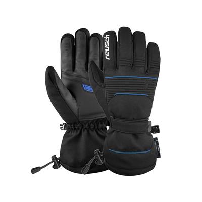 Skihandschuhe REUSCH "Crosby R-TEX XT", Damen, Gr. 8, blau (blau, schwarz), 80% Elasthan, 20% Polyester, bedruckt, klassisch, Handschuhe, in sportlichem Design Image
