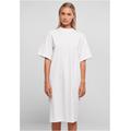 Shirtkleid URBAN CLASSICS "Urban Classics Damen Ladies Organic Long Oversized Tee Dress" Gr. 4XL, US-Größen, weiß (white) Damen Kleider Freizeitkleider