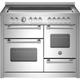 Bertazzoni Master Series MAS115I3EXC Electric Range Cooker with Induction Hob - Stainless Steel - A Rated