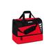 Erima Unisex Six Wings Sporttasche mit Bodenfach, rot/schwarz, M