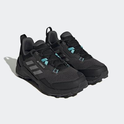 Wanderschuh ADIDAS TERREX "TERREX AX4", Gr. 40, schwarz (core schwarz, grau three, mint ton), Synthetik, Textil, sportli