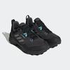 Wanderschuh ADIDAS TERREX "TERREX AX4", Gr. 41, schwarz (core schwarz, grau three, mint ton), Synthetik, Textil, sportlich, Schuhe