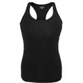 Muskelshirt URBAN CLASSICS "Damen Ladies Jersey Tanktop" Gr. M, schwarz (black) Herren Shirts Tanktop Tanktops