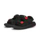 Sandale PUMA "PUMA Evolve Sandalen Kinder" Gr. 29, schwarz (black white for all time red) Schuhe