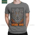 T-Shirt manches courtes homme en coton grande taille Monster Hunter World Geuse Who MHW jeu