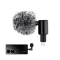 Mini Microphone pour smartphone 3.5mm/8 broches/USB-C/prise type-c Microphones réglables