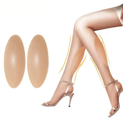Coussinets de mollet en silicone pour jambes tordues ou fines beauté du corps patchs autocollants