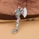 Collier pendentif tête de dragon en argent 925 pour hommes et femmes bijoux vintage personnalité