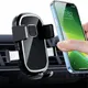 Support de téléphone portable pour voiture grille d'aération support pour iPhone Samsung