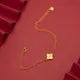 Bracelet pendentif Love en or pur 18 carats pour femme bracelet vintage simple accessoires de