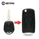 Keyyou10 – lot de clés de voiture à rabat pour télécommande 2 boutons housse de protection pour