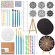Kit d'outils de pointage Mandala coloré pour la peinture ensemble de stylos à pointiller modèles