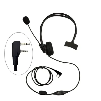 Kenwood – walkie-talkie Baofeng UV-5R oreillettes tête haute Microphone pivotant à flèche