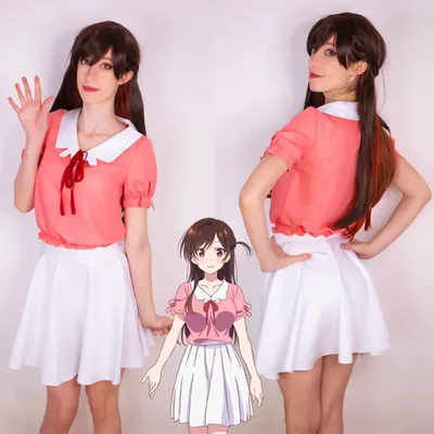 Robe Cosplay Anime Mizuhara Chizuru/Sakurasawa Sumi/Nanami maman Costume mignon uniforme scolaire