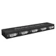 Séparateur vidéo DVI à 4 ports séparateur Audio-DVI séparateur vidéo DVI noir