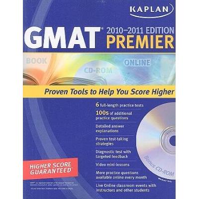 Kaplan GMAT 2010-2011 Premier with CD-ROM (Kaplan GMAT Premier Program (w/CD))