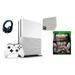 234-00051 Xbox One S White 1TB Gaming Console with Call of Duty- WW2 BOLT AXTION Bundle Like New