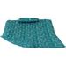 Sunnydaze Quilted Hammock Pad and Pillow Set - Cool Blue Tropics