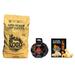 FOGO Super Premium Hardwood Lump Charcoal 17.6 Pound Bag Fogostarters Natural Fire Starters and Blazaball Bundle