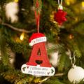 Pgeraug Christmas Decorations Christmas Ornaments Christmas Hanging Ornament Towel Personalized 26 Letter Ornaments Personalized Letter Decorations Hangs Red