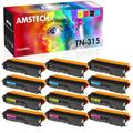 Amstech 12-Pack Compatible Toner for Brother TN-315 TN-315BK TN-315C TN-315M TN-315Y work with HL-4150CDN 4570CDW 4570CDWT MFC-9460CDN 9560CDW 9970CDW Printer(Black Cyan Magenta Yellow)