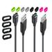 2PACK Charger for Garmin vivoactive 3/vivomove 3/Fenix 5s Charging Clip Sync Data Cable add 4Pcs Keeper Add 8Pcs