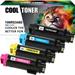 Cool Toner 6510 Toner Cartridge Compatible for Xerox Phaser 6510 Toner for Xerox WorkCentre 6515 Ink 6510N 6510DN WorkCentre 6515 6515N 6515DN High Yield(Black Cyan Magenta Yellow 4-Pack)