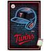 MLB Minnesota Twins - Neon Helmet 23 Wall Poster 22.375 x 34