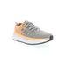 Wide Width Women's Propet Ultra Sneakers by Propet in Grey Peach (Size 10 1/2 W)