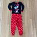 Disney Pajamas | Disney Minnie Mouse Pajama Set | Color: Black/Red | Size: 3tg