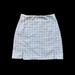 Brandy Melville Skirts | Brandy Melville Light Blue Plaid Skirt | Color: Blue/White | Size: Xs
