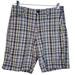American Eagle Outfitters Shorts | American Eagle Mens Blue Plaid Chino Shorts Size 32 Pockets Flat Front Zip Up | Color: Blue | Size: 32