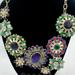 J. Crew Jewelry | J. Crew Jewelry | J Crew Necklace Multicolor Crystal Rhinestone- Nwot | Color: Blue/Green | Size: Os