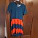Lularoe Dresses | Lularoe Amelia Dress | Color: Blue | Size: L