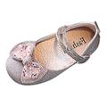 JDEFEG Toddler Shoes Girls 7 Fashion Spring and Summer Children Dance Shoes Girl Dress Performance Princess Shoes Rhinestone Bowknot Sequin Hook Loop Girl Heel Boots Pink 30