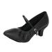 JDEFEG Work Wedges for Women Office Women s Modern Dance Shoes Indoor Dance Shoes Friendship Dance Square Dance Shoes National Standard Dance Shoes Heels with for Women Black 41