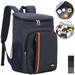Insulated Cooler Backpack Multifunctional Waterproof Leak Proof Soft Lightweight Backpack Cooler With Large Capacity for Men Women to Camping Hiking Picnics Beach Day Trips(Navy Blue)