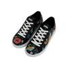 Sneaker DOGO "Ace Low-Top Sneaker Flowers & Birds Black Damen Sneaker", Damen, Gr. 37, Normalschaft, schwarz, Lederimitat, casual, Schuhe, Vegan