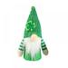GYRATEDREAM St Patricks Day Gnomes Gifts Handmade Plush Swedish Scandinavian Gnome with LED Light Farmhouse St Patricks Day Decorations for The Home Table Decor