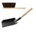 Coal Shovel and Hearth Brush Set Fireplace Shovel and Brush Hearth Tidy Set Fireplace Tool Set Fire Pit Tools