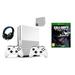 Microsoft 234-00051 Xbox One S White 1TB Gaming Console with 2 Controller Included with Call of Duty- Ghosts BOLT AXTION Bundle Like New