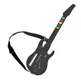 Wireless Controller with Strap for Wii Guitar Hero Rock Band 3 2 (Black)