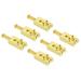 6 Pack Guitar Tremolo Bridge Saddle 10.5mm for 6 String Electric Guitar Accessories Gold